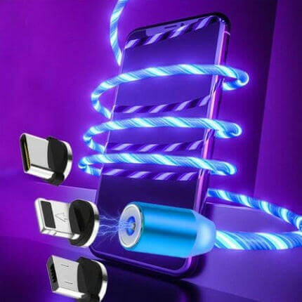 Magnetic LED Charging Cable.
