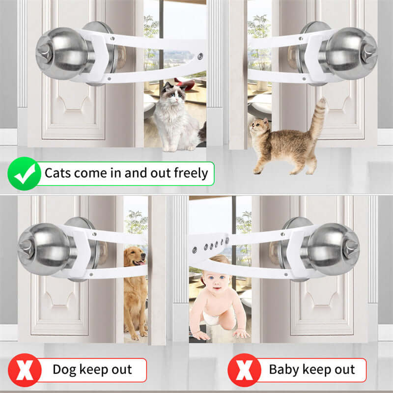Adjustable Pet Door Latch Lock.