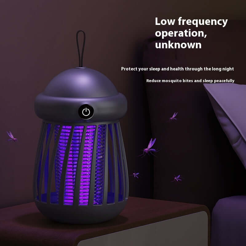 Rechargeable Silent Mosquito Killer Lamp for Peaceful Sleep – Waterproof and Portable