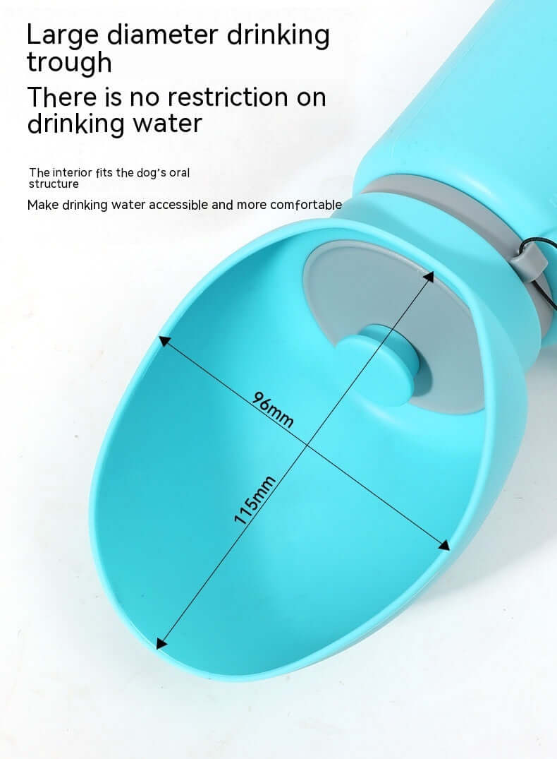 Blue Folding Water Bottle for Pets – Lightweight and Portable