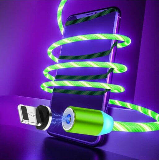 Magnetic LED Charging Cable.