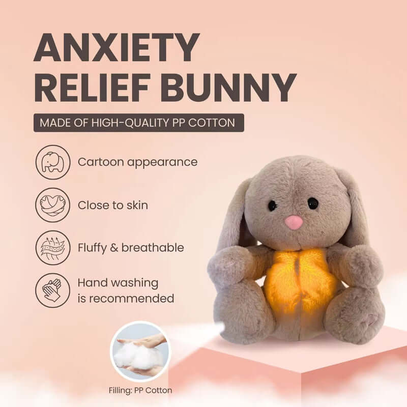 Therapeutic bunny sleep toy – helps soothe baby cries