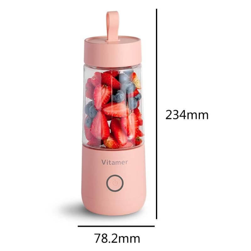 Mini blender in pink color – stylish and efficient design