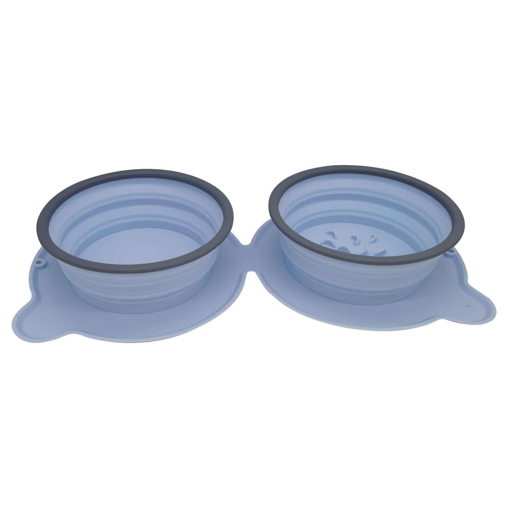 Portable Foldable Silicone Pet Bowls.