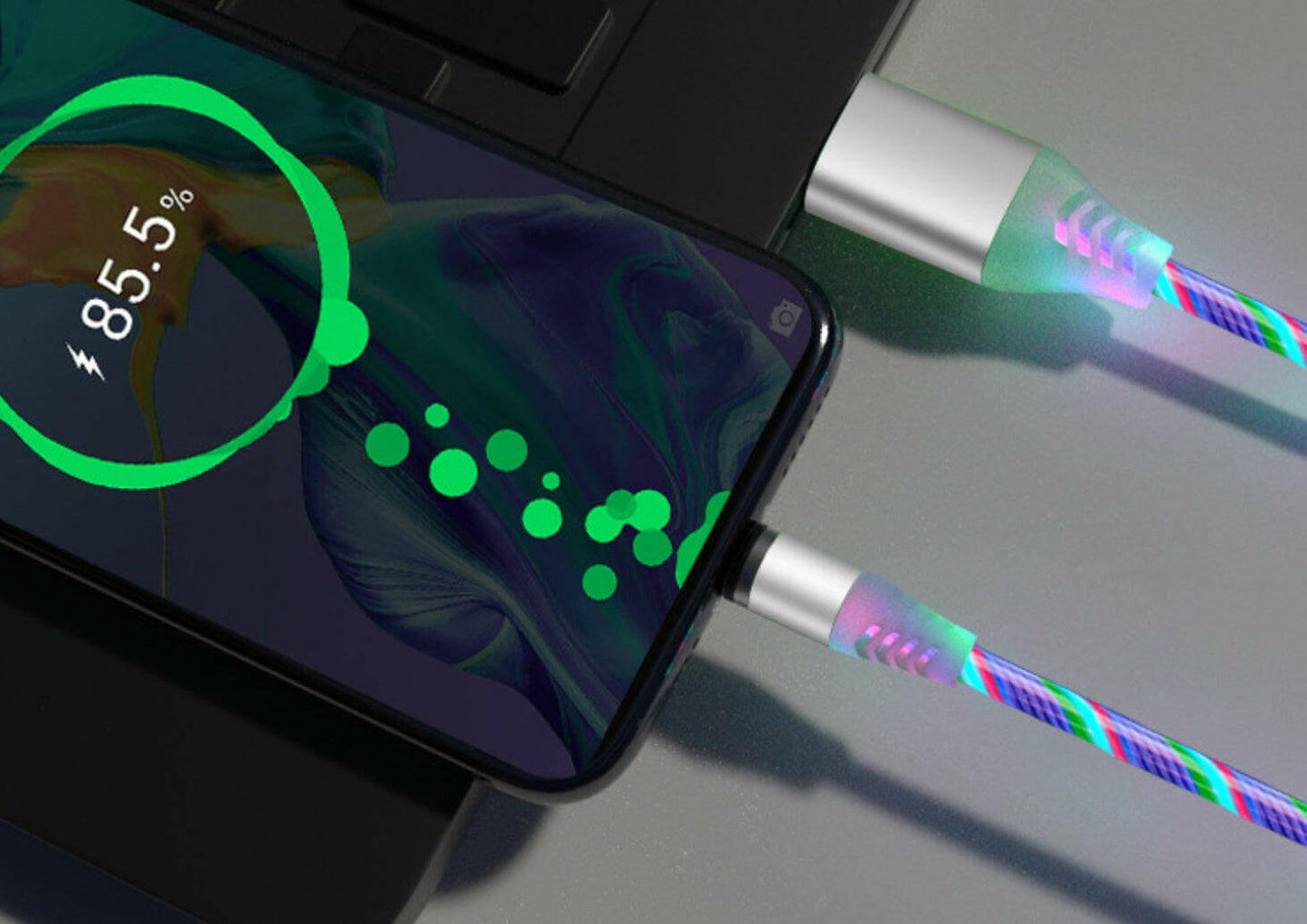 Magnetic LED Charging Cable.