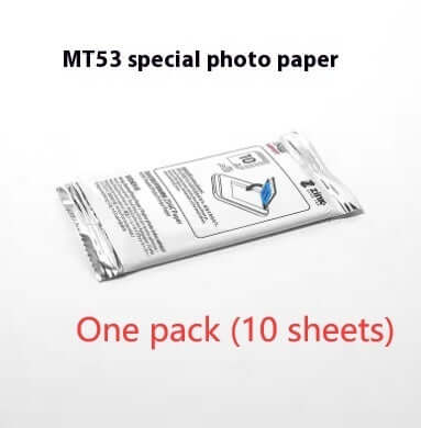 Instant photo printer with accessories – USB cable and sticky sheets