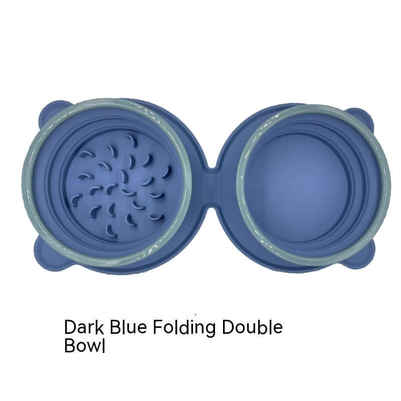 Portable Foldable Silicone Pet Bowls.