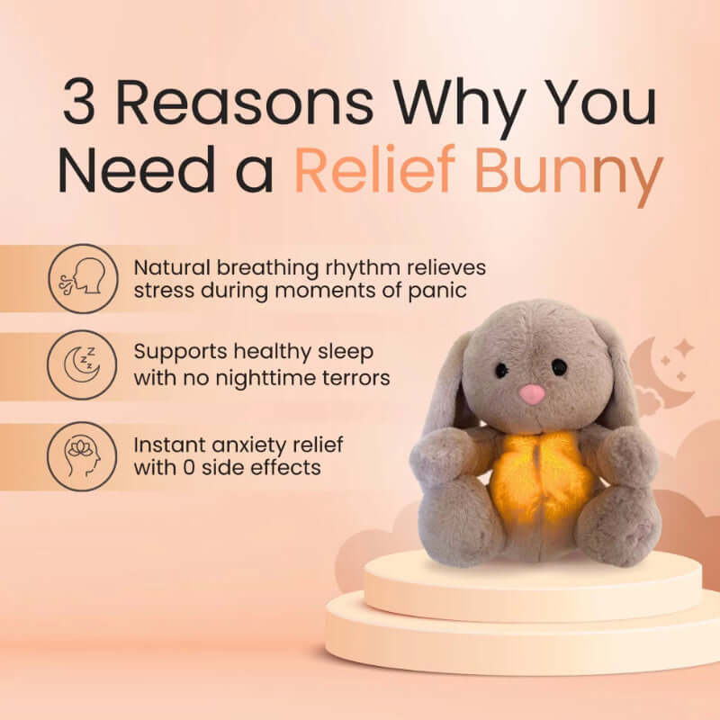 Soothing sleep bunny toy – comfort for babies and parents