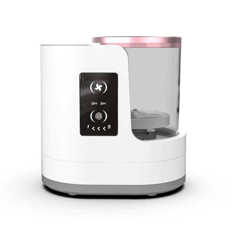 Makeup brush cleaning station – rechargeable with automatic drying