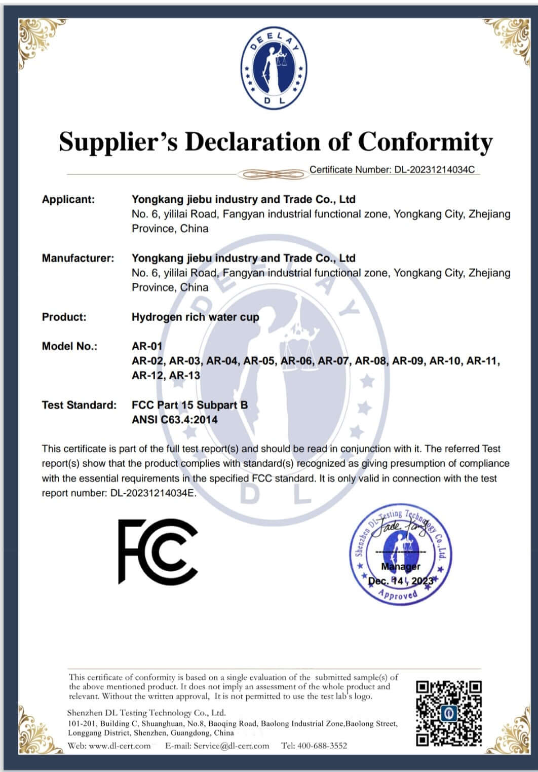 Hydrogen bottle safety certification – tested and approved