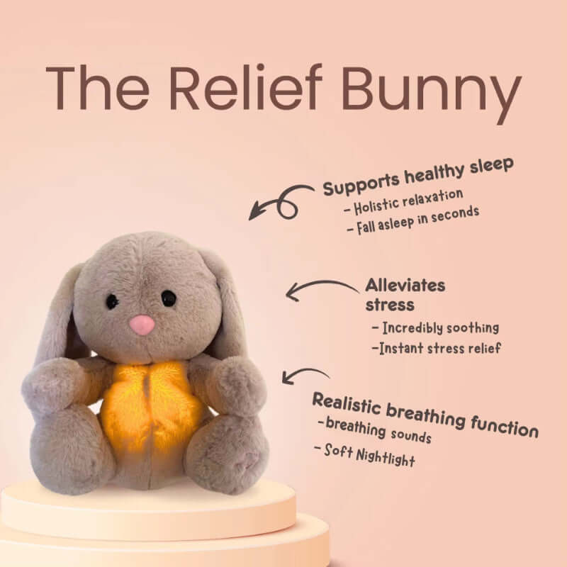 Soothing sleep bunny toy – comfort for babies and parents