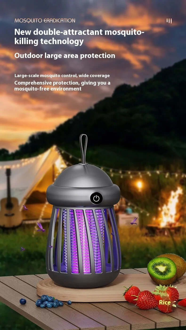 Rechargeable Outdoor Mosquito Killer Lamp for Camping – Wide-Area Protection