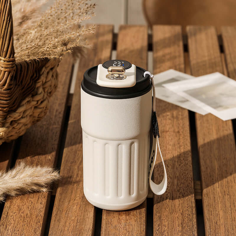 Portable Smart Mug with Leak-Proof Lid – 450ml Capacity