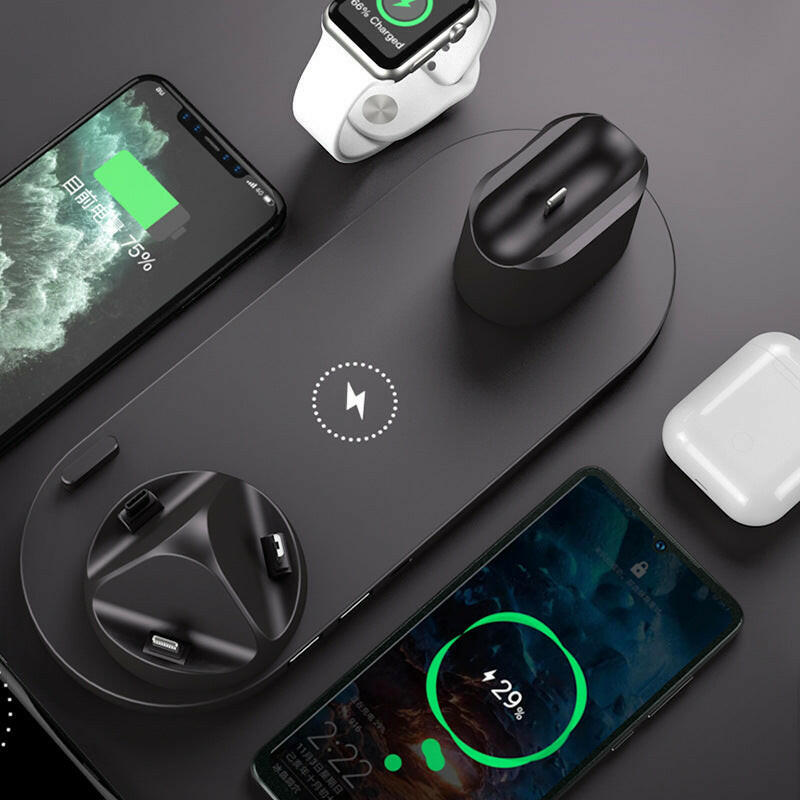 3-in-1 Fast Wireless Charger for Phone, Watch & AirPods - Anazones