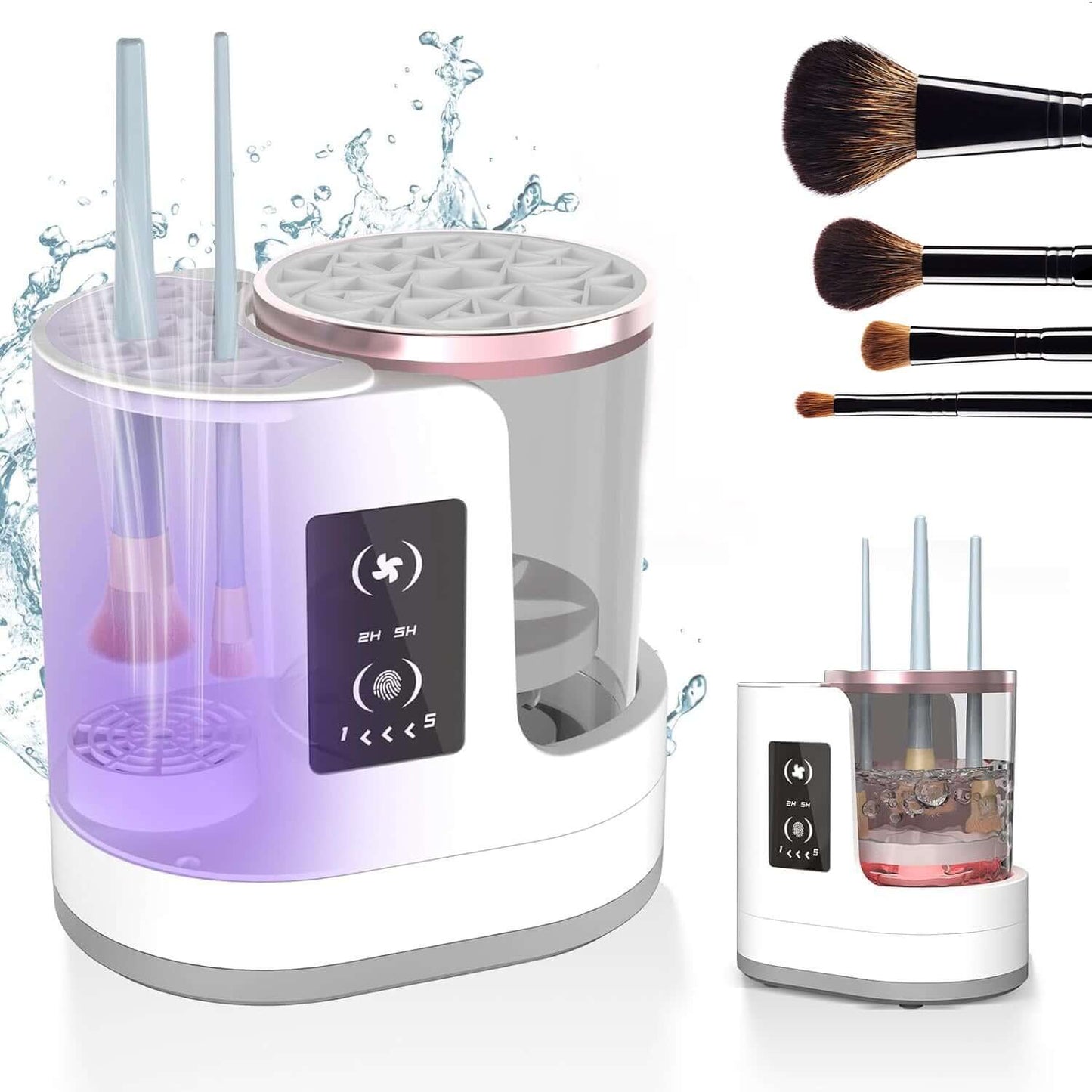 Compact makeup brush washer and sterilizer – ideal for home use