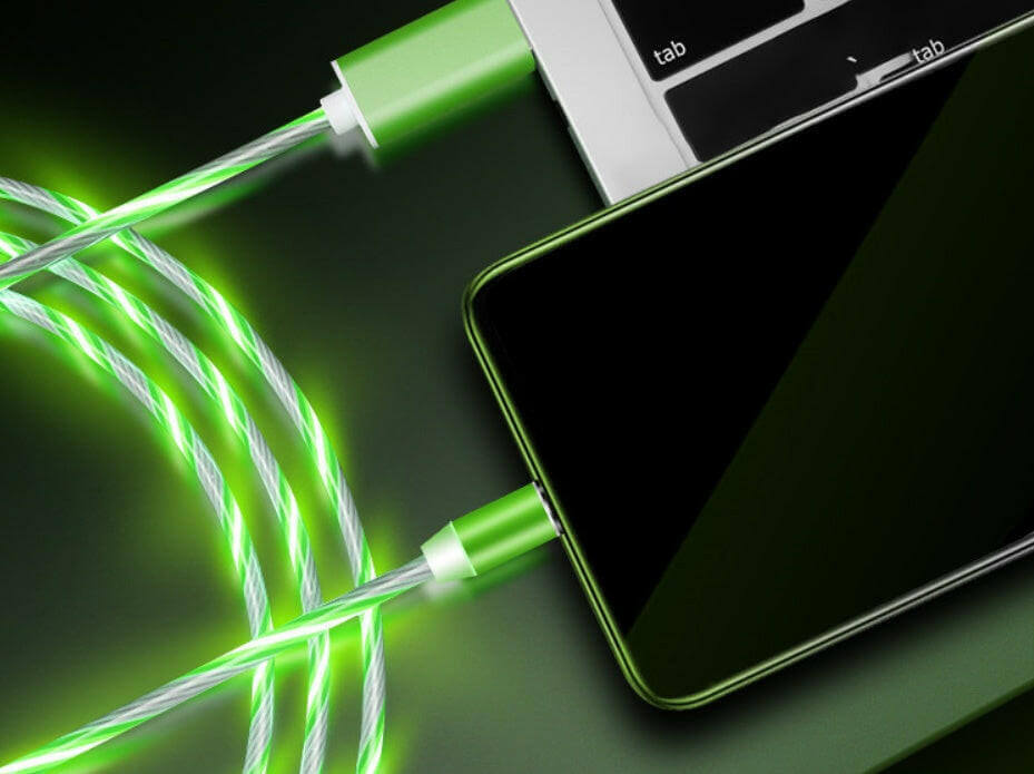 Magnetic LED Charging Cable.