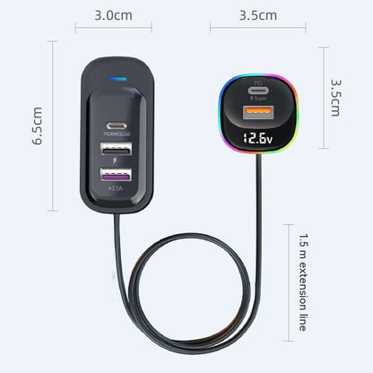 Car Charger Super-Fast Multi-Function.