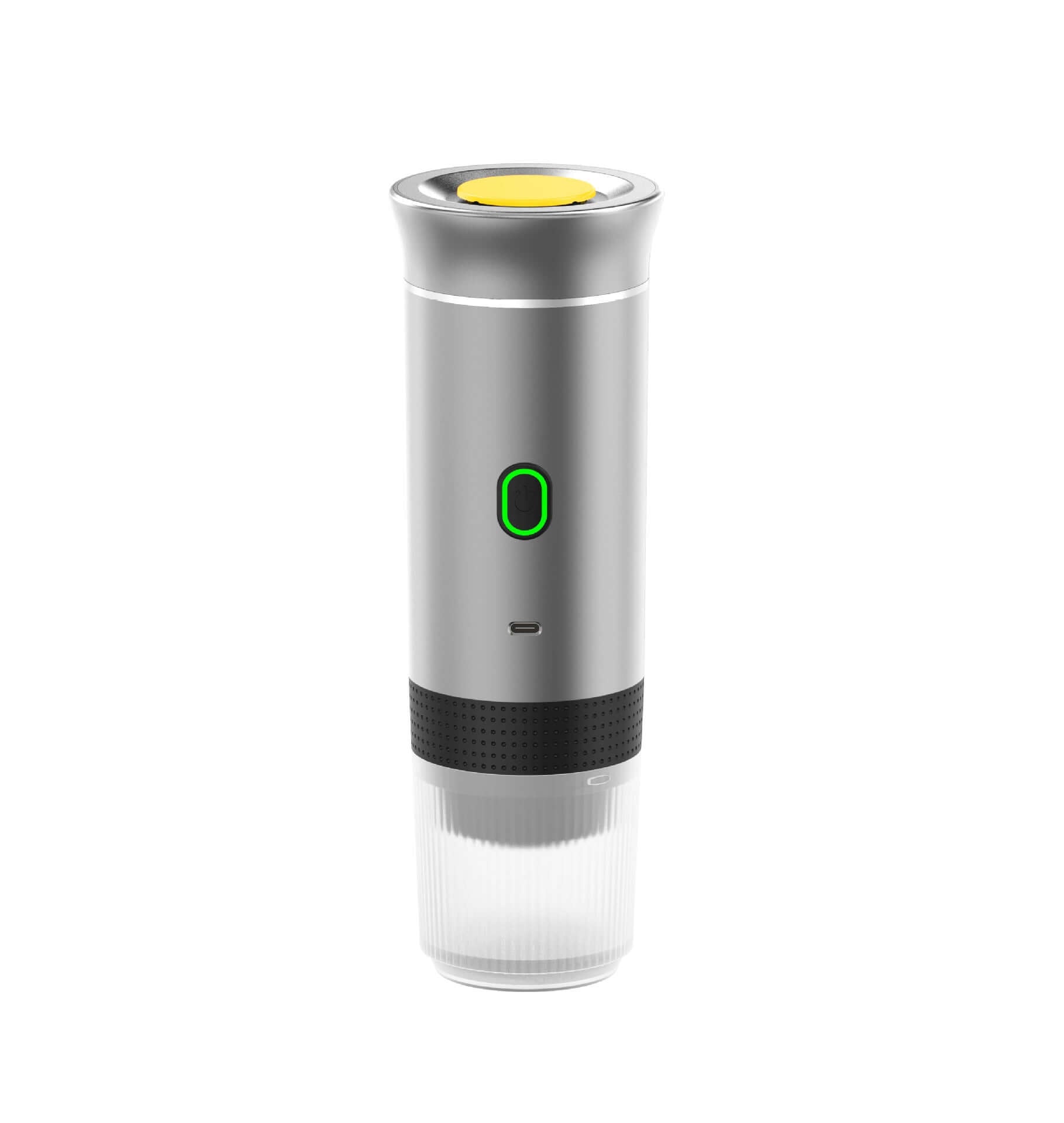 User-friendly 3-in-1 hot and cold coffee machine with extraction system displayed.
