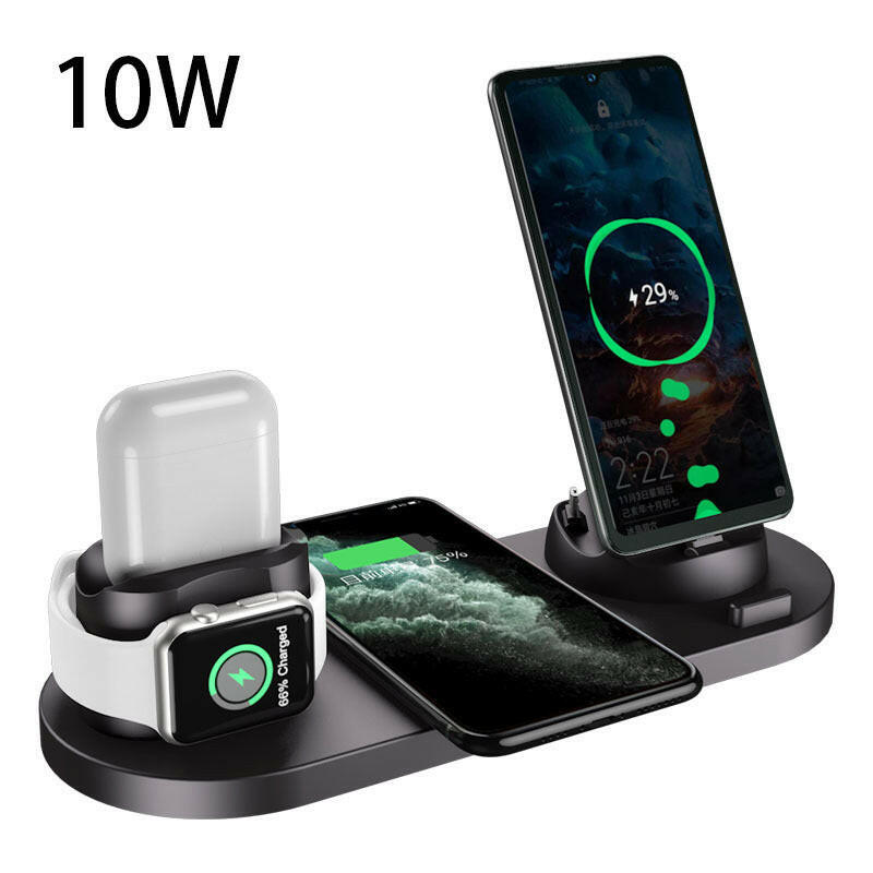 3-in-1 Fast Wireless Charger for Phone, Watch & AirPods - Anazones