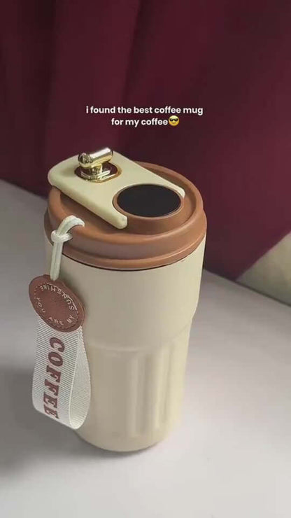 Smart Thermal Coffee Mug – Keep Your Drink Hot Anywhere